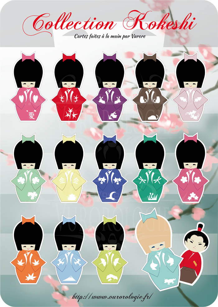 Vurorologie-Blog 15 Collection Kokeshi