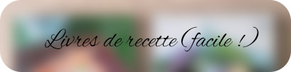 Livres de recette